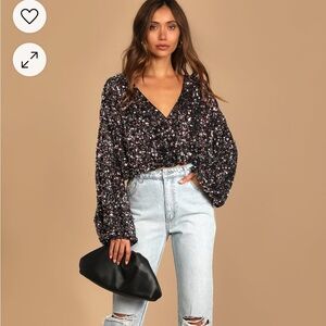 Lulus Sequin Top | Xs
